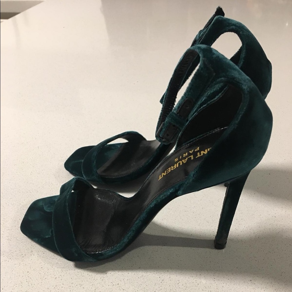 NIB Saint Laurent Ankle Strap Sandal YSL - Picture 4 of 6